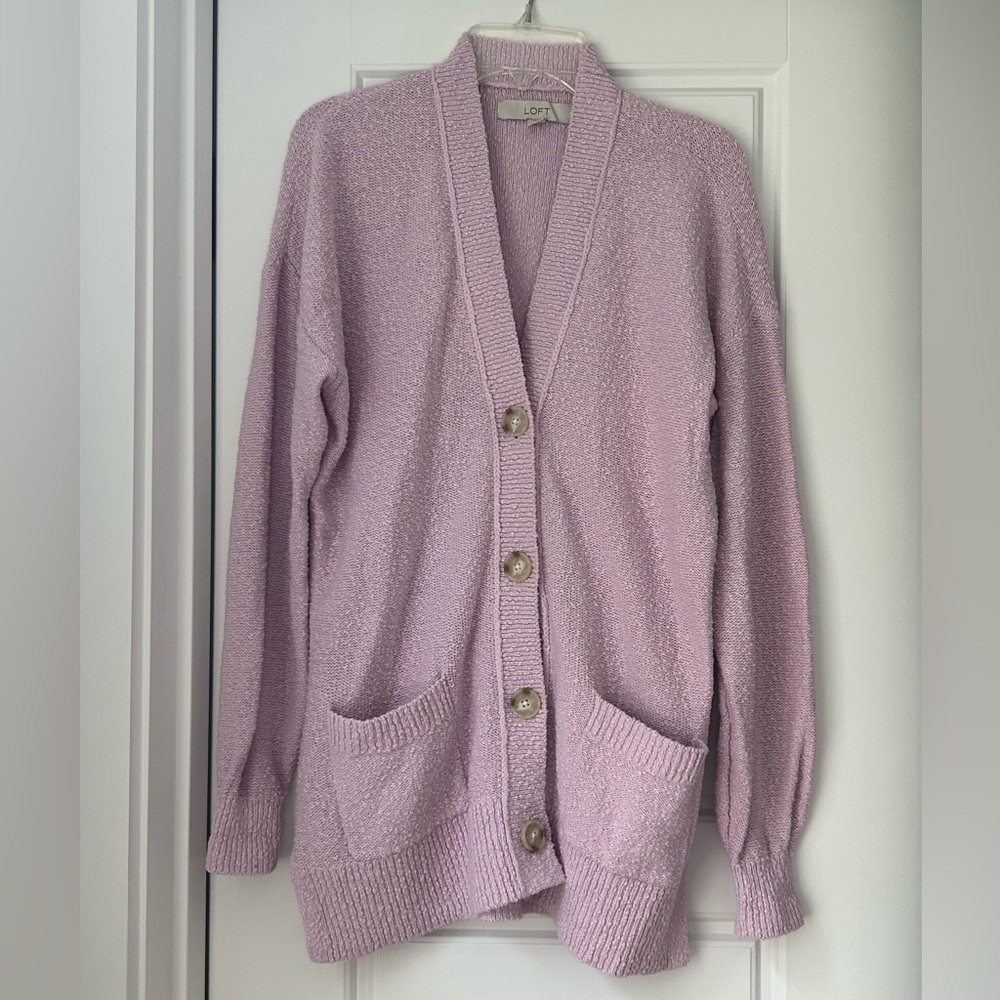 LOFT Knit Cardigan Sweater